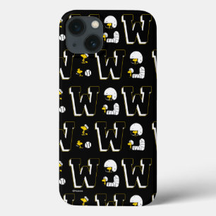 Woodstock Varsity Sports Letter Pattern iPhone 13 Case