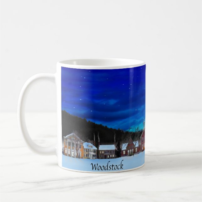 Woodstock, Vermont Coffee Mug (Left)