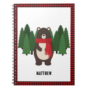 Woodsy Bear Notebook