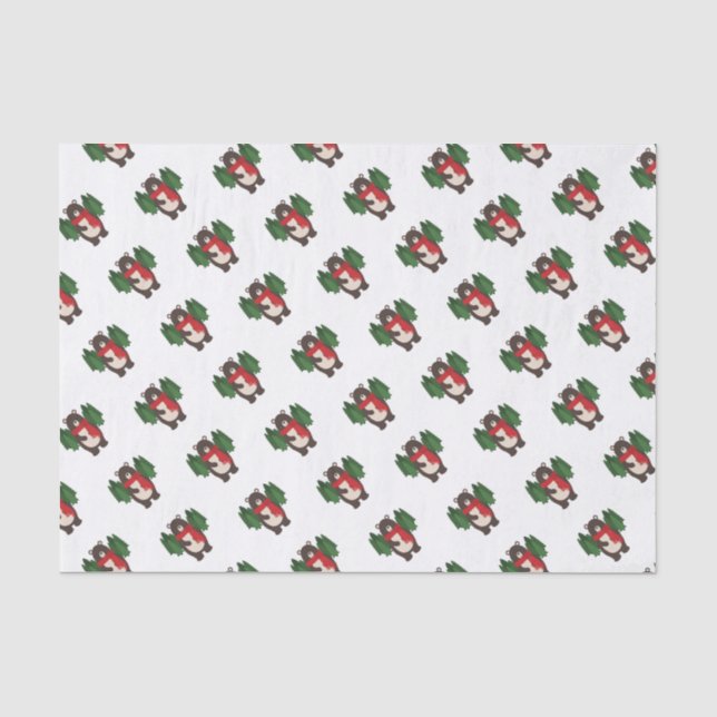 Woodsy Bear Tissue Paper (Front)