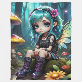 Woodsy Fairy Dollz Fleece Blanket