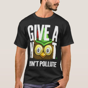 Woodsy Owl Give a Hoot Don't Pollute Distressed Vi T-Shirt