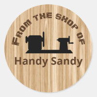 Woodturner Gift From the Shop Of Personalised Wood