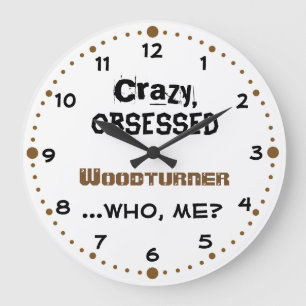 Woodturning Gift Home Decor Clock Crazy Woodturner