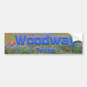 Woodway Texas Bumper Sticker