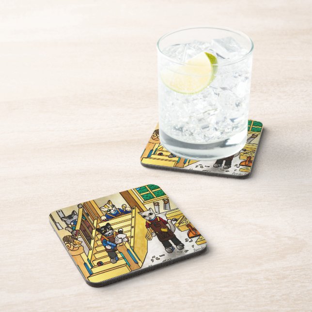 Woodwork Joinery Cats Coaster (Right Side)