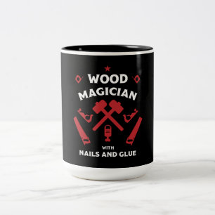 Woodworker Artisan Two-Tone Coffee Mug