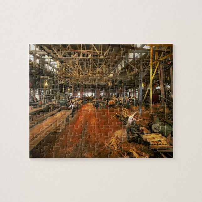 Woodworker - Board Stiff 1905 Jigsaw Puzzle (Horizontal)