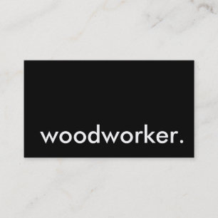 woodworker. business card