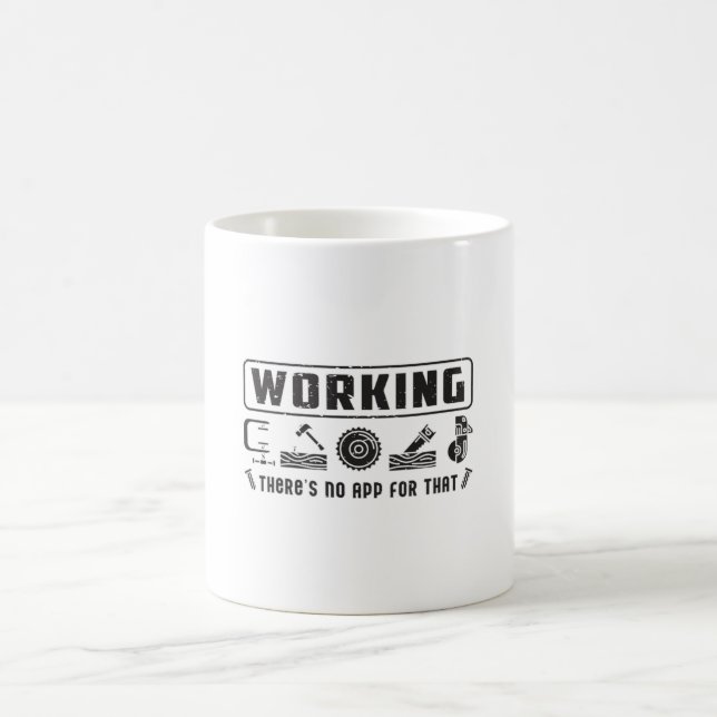 Woodworker Carpenter Woodworking Funny Gift Idea Coffee Mug (Center)