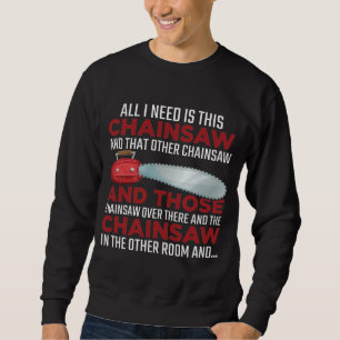 Woodworker Chainsaw lumberjack Logger Forest Sweatshirt