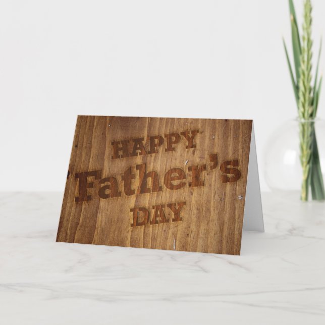 Woodworker Father's Day Card (Front)