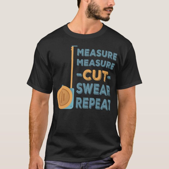 Woodworker Funny Gift Idea custom  rainbow custom  T-Shirt (Front)