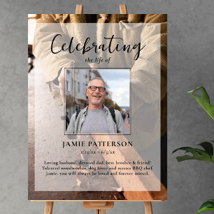 Woodworker, Life Celebration Funeral Photo Poster
