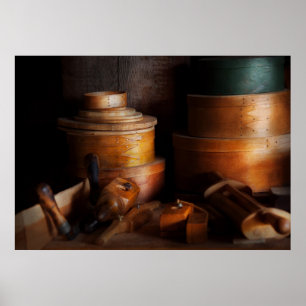 Woodworker - Shaker box shop Poster