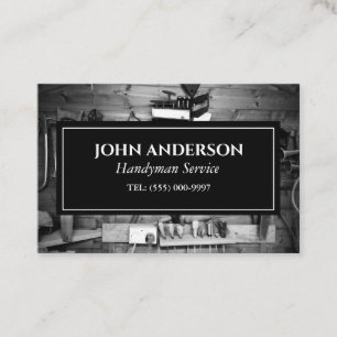 woodworker Tools Carpenter Handyman Business Business Card