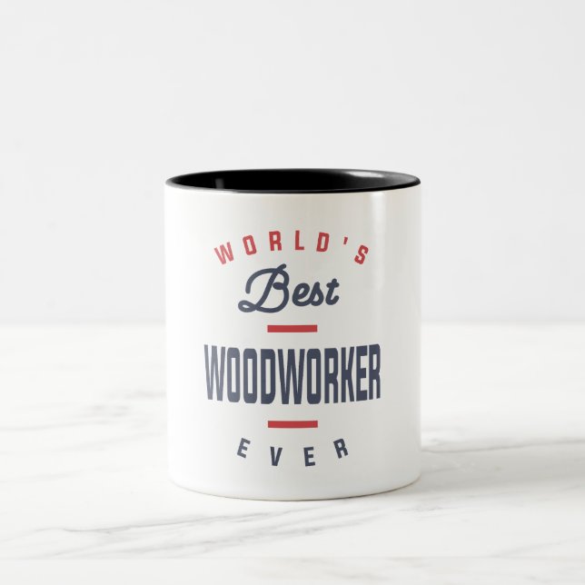 Woodworker  Two-Tone coffee mug (Center)