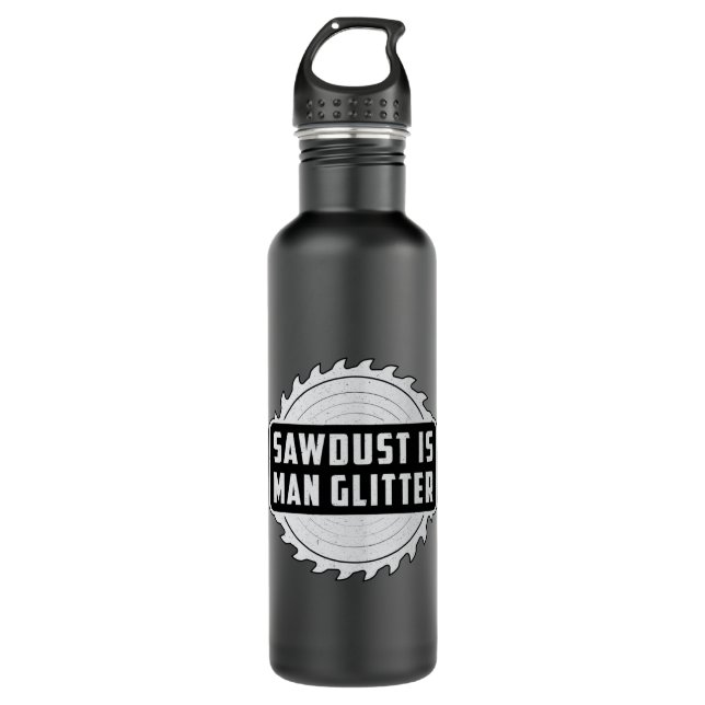 Woodworker Wood Carpenter Woodworking Gift Idea 710 Ml Water Bottle (Front)