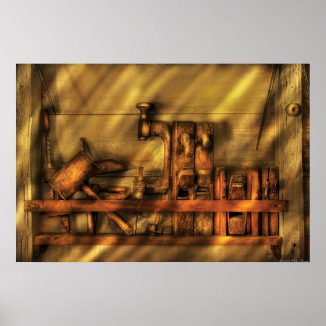Woodworker - Wood Working Tools Poster (Front)