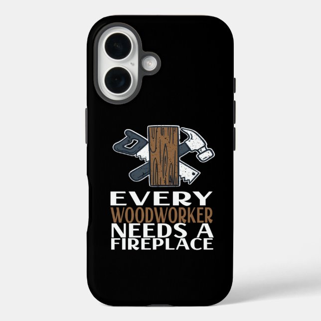 Woodworker Woodworking Gift Case-Mate iPhone Case (Back)