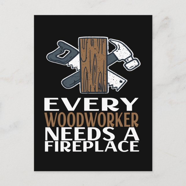 Woodworker Woodworking Gift Postcard (Front)