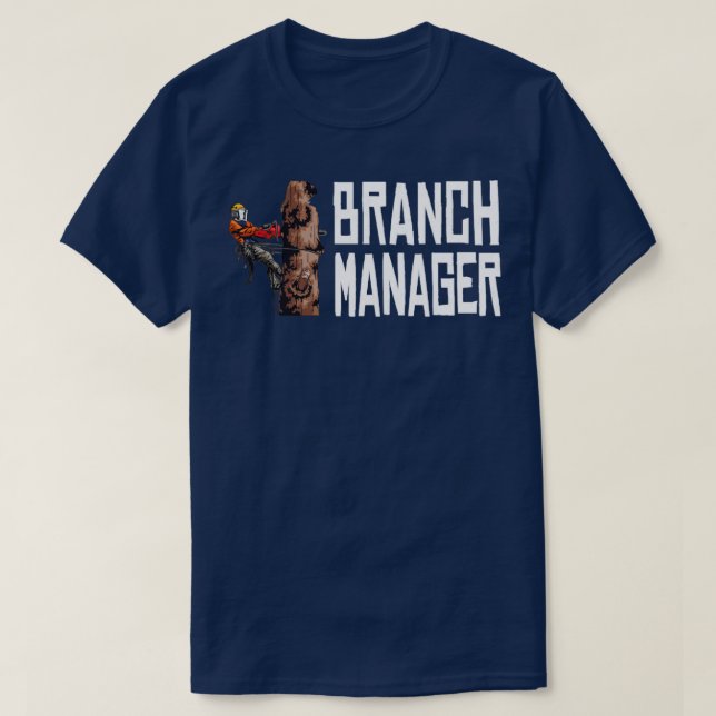 Woodworking Branch Manager Lumberjack  T-Shirt (Design Front)