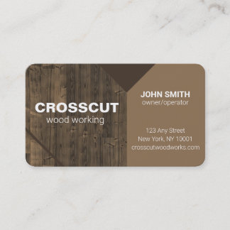 Woodworking Business Card