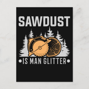 Woodworking Carpenter Dad Craftsman Funny Postcard