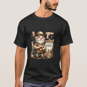 Woodworking Gnome Grandpa For Men Woodworker Carpe T-Shirt