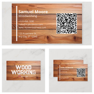 Woodworking Professional Business Card