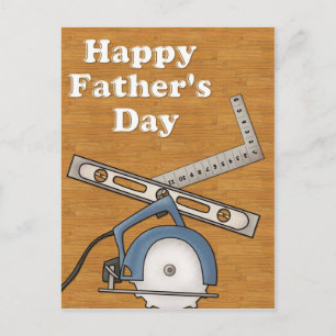 Woodworking/Tools D1 - Happy Father's Day Postcard