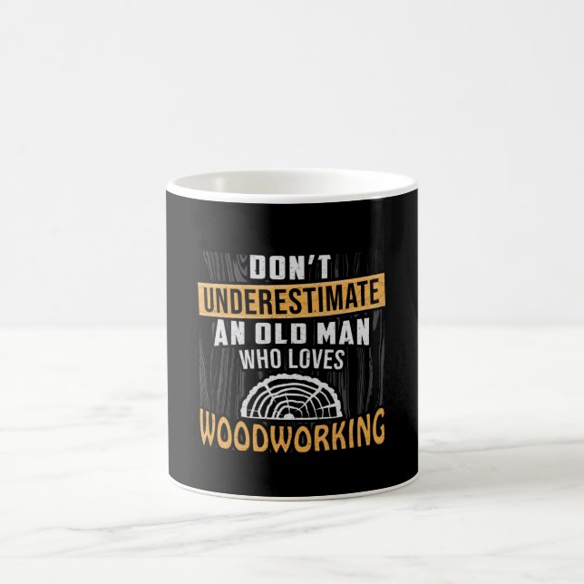 Woodworking Wood Woodworker Carpenter Gift Idea Coffee Mug (Center)