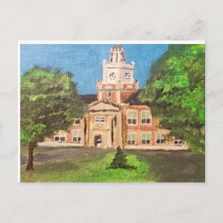Woodworth School - Dearborn Michigan Postcard