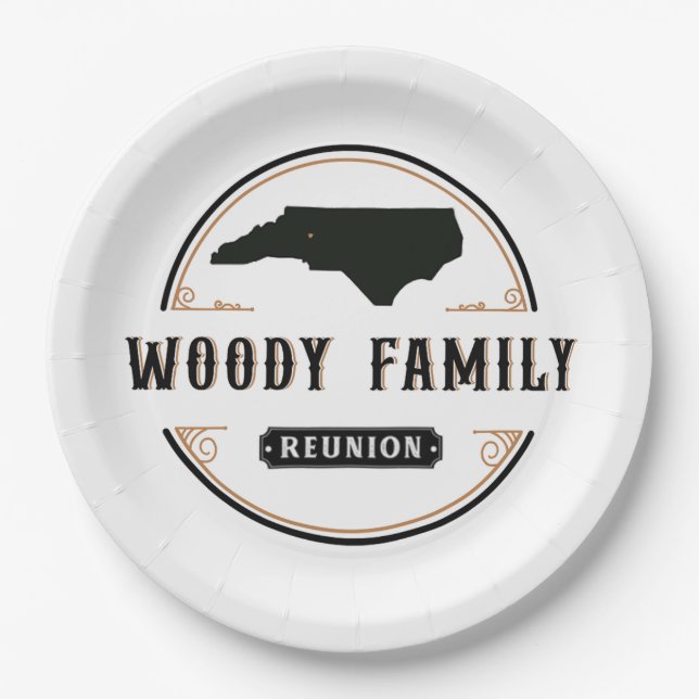 Woody logo plates (Front)