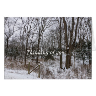 Woody Snow Day Thinking Of You Card
