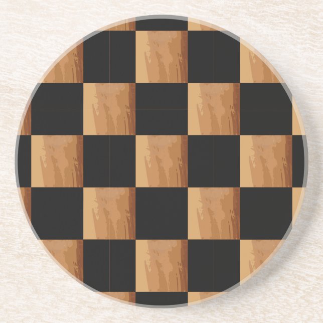 Woody Texture Coaster (Front)