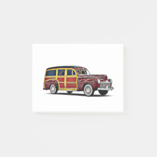 Woody Wagon Cartoon Post-it Notes
