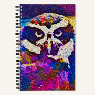 "Woody Whoo" Owl Spiral Notebook
