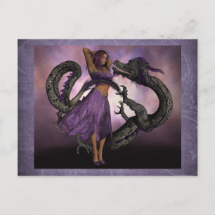 Wooed by the Dragon Postcard