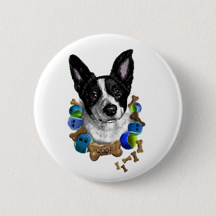 Woof! 6 Cm Round Badge