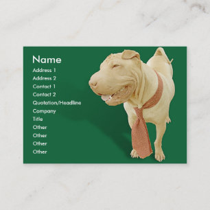 Woof Day at Work Business Card