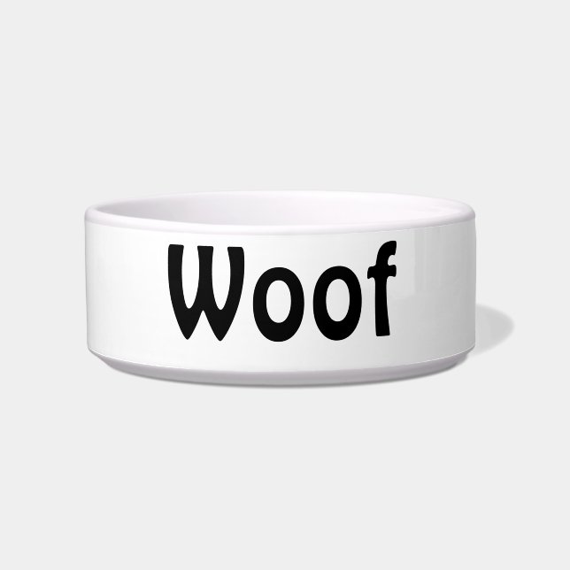 Woof Dog Bowl (Front)