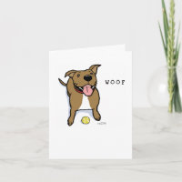 Woof Dog | Cute Big Brown Dog Thank You