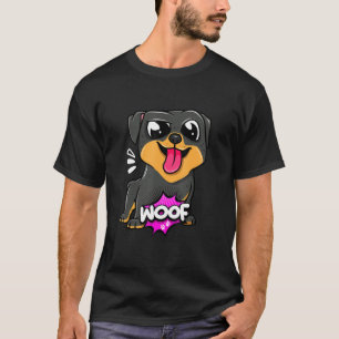 Woof Dog Design Cute and Funny T-Shirt