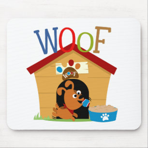 Woof Dog Mouse Pad
