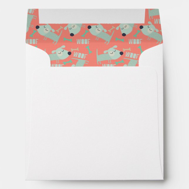 Woof Dogs and Bones Envelopes (Back (Bottom))