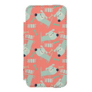 Woof Dogs and Bones Incipio Watson™ iPhone 5 Wallet Case