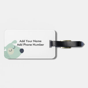 Woof Dogs and Bones Luggage Tag