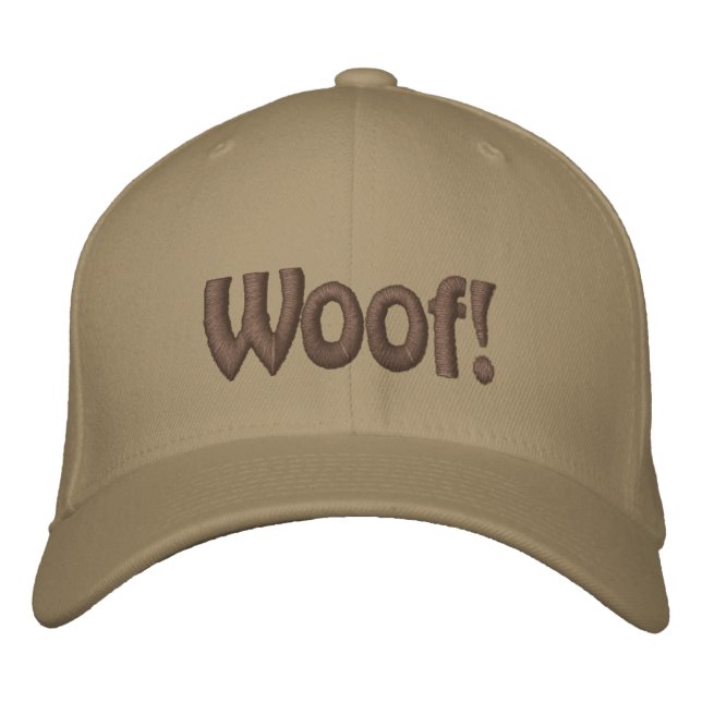 Woof! Emroidered Hat (Front)