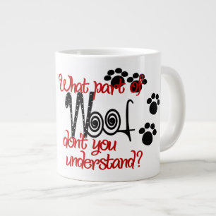Woof - Jumbo Mug